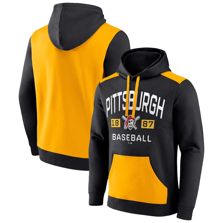 Men 2023 MLB Pittsburgh Pirates black Sweatshirt style 2->pittsburgh pirates->MLB Jersey
